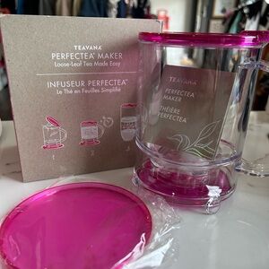 Teavana Perfectea Maker - Pink and Clear